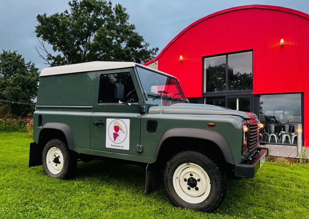 FineWine Delivery Van for local wine deliveries and for events and gatherings